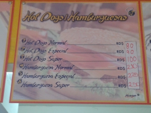 HOT DOGS Y HAMBURGUESAS